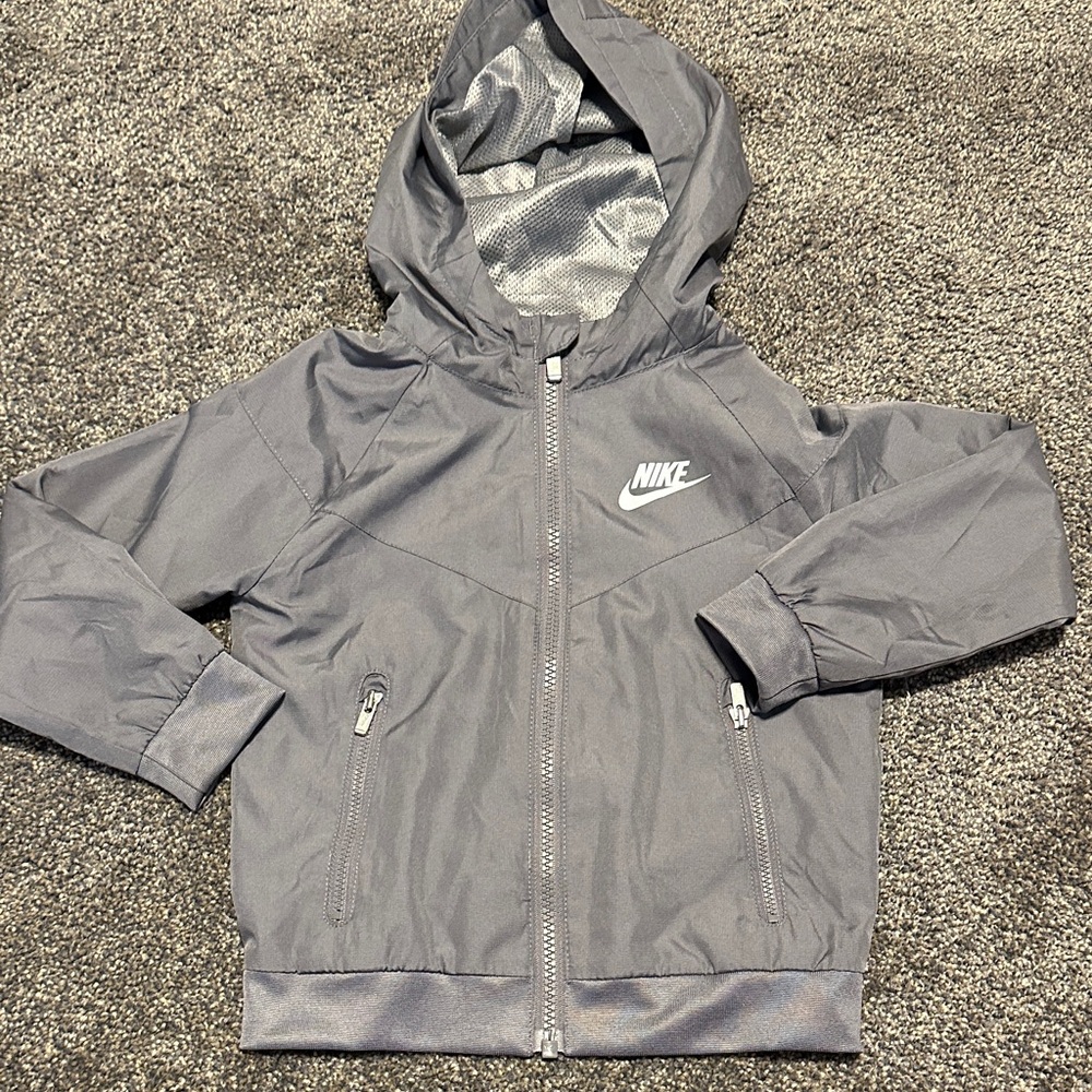 Nike Charcoal Hooded Jacket
